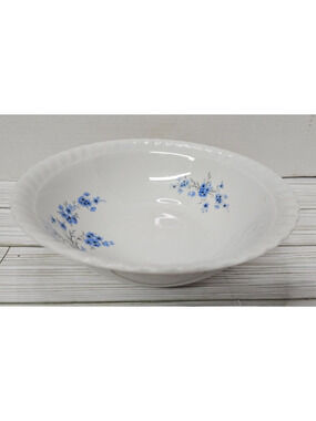JAEGER~Blue Floral Bavaria Germany Crown-Porcelain 9" Serving Bowl